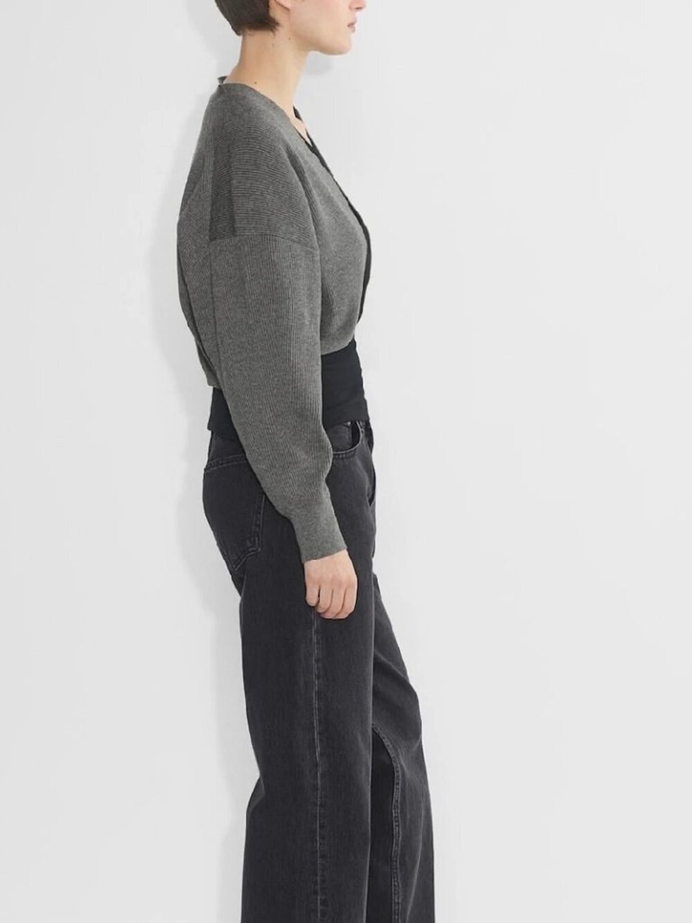 ARITZIA BABATON women's decision shrug cardigan small - Picture 7 of 9